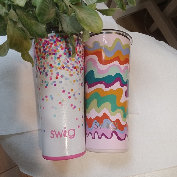 Swig Tumblers Set of Two! Confetti and Colorful Tribe! - Picture 5 of 5